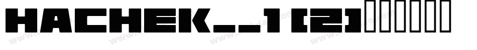 HACHEK__1 (2)字体转换